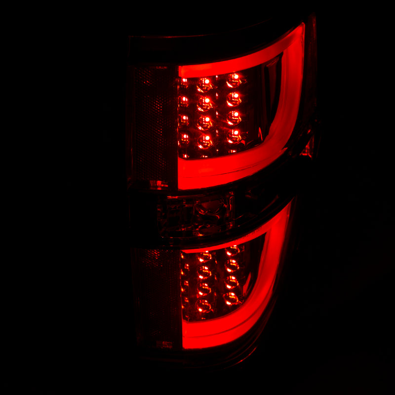 ANZO - [product_sku] - ANZO 2009-2013 Ford F-150 LED Taillights Red/Clear - Fastmodz