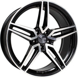 Enkei 532-880-6540BKM - Victory 18x8 5x114.3 40mm Offset 72.6mm Bore Black Machined Wheel