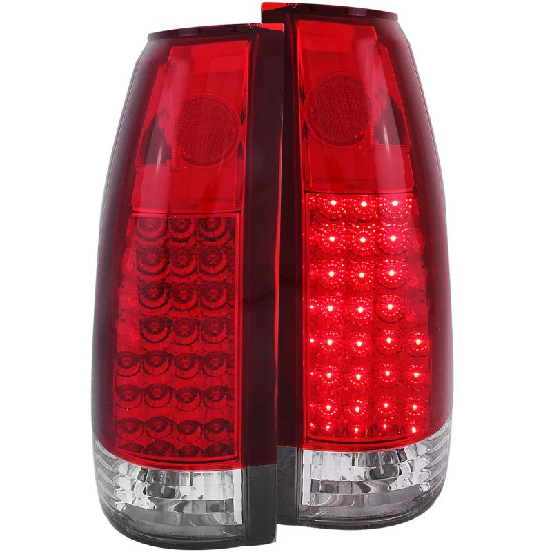 ANZO - [product_sku] - ANZO 1999-2000 Cadillac Escalade LED Taillights Red Clear G2 - Fastmodz