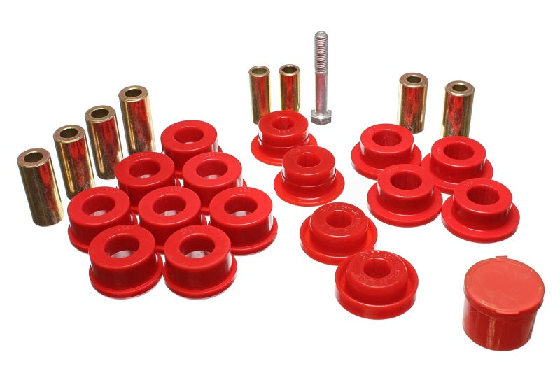 Energy Suspension 2.3108R - Control Arm BushingsFrontRed