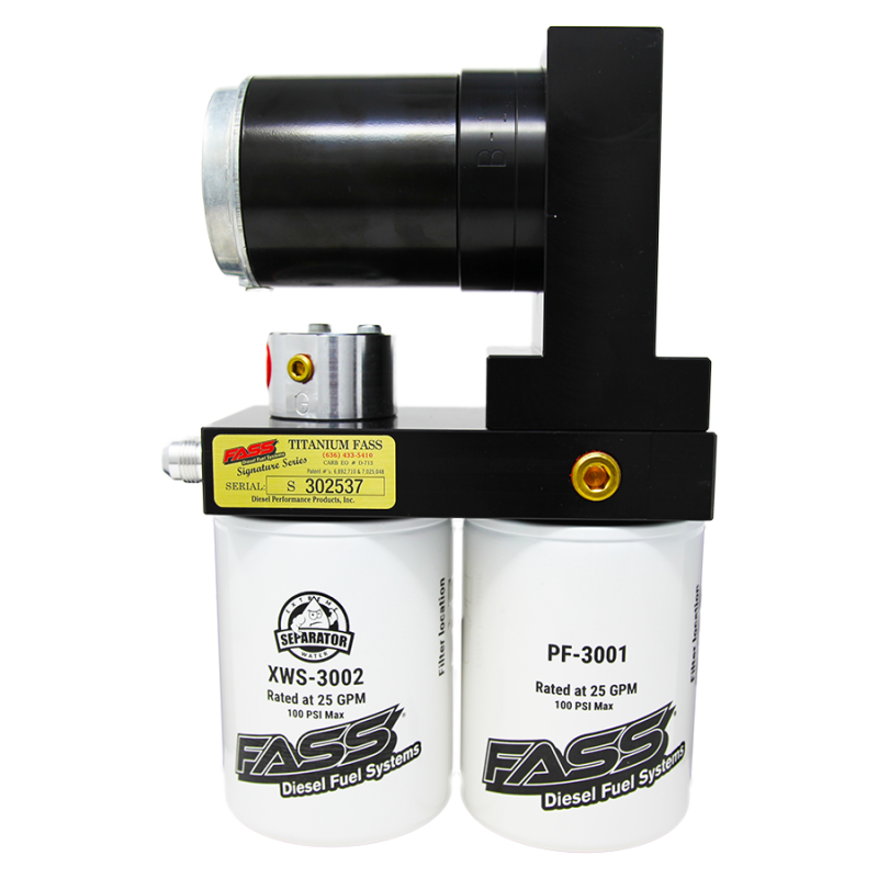 FASS Fuel Systems TSD12165G - FASS 19-20 Dodge 2500/3500 Cummins 6.7L 150gph Titanium Signature Series Fuel System TS D12 165G