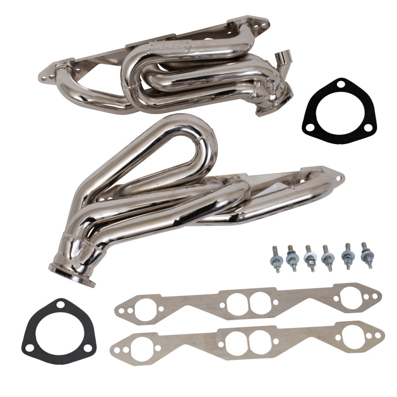 BBK 4007 FITS 96-98 GM Truck SUV 5.0 5.7 Shorty Tuned Length Exhaust Headers1-5/8 Titanium Ceramic