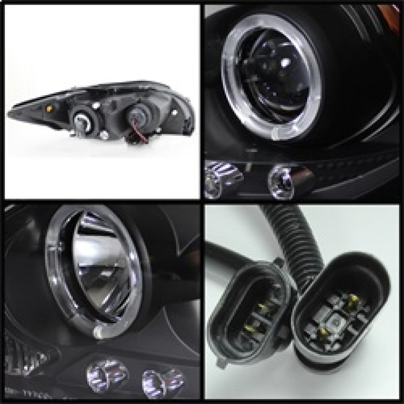 SPYDER 5073303 - Spyder Scion TC 08-10 Projector Headlights LED Halo -Replaceable LEDs Blk PRO-YD-TTC08-HL-BK