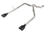 aFe 49-38095-B FITS Vulcan Series 3in 304SS DPF-Back 21 Jeep Gladiator V6-3.0L (td) Dual Black Tip