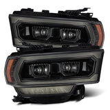 AlphaRex 880546 - 19-21 Ram 2500 PRO-Series Projector Headlights Plank Style Alpha Black w/Activation Light