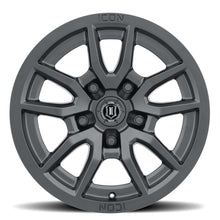 Load image into Gallery viewer, ICON 2617855557SB - Vector 5 17x8.5 5x150 25mm Offset 5.75in BS 110.1mm Bore Satin Black Wheel