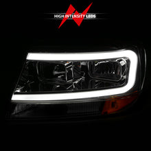 Load image into Gallery viewer, ANZO 111538 FITS 1999-2004 Jeep Grand Cherokee Crystal Headlights w/ Light Bar Chrome Housing