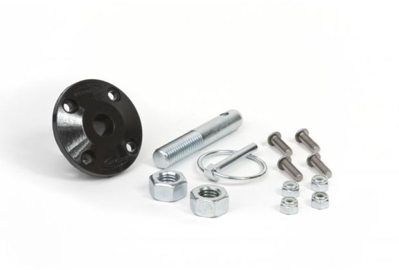 Daystar KU71104BK - Hood Pin Kit Black Single Incl Polyurethane Isolator Pin Spring Clip and Related Hardware