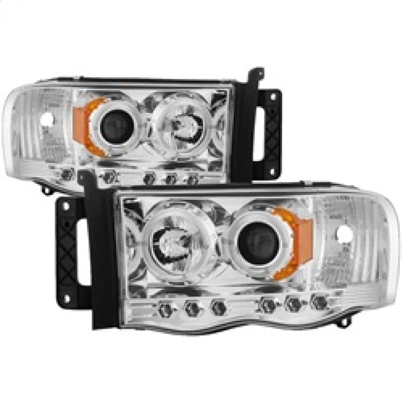 SPYDER 5009982 - Spyder Dodge Ram 1500 02-05/Ram 2500 03-05 Projector Headlights LED Halo LED Chrm PRO-YD-DR02-HL-C