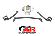 Load image into Gallery viewer, BMR Suspension TBR005H - BMR 79-04 Fox Mustang Tubular Style Upper Torque Box Reinforcement Plates Black Hammertone