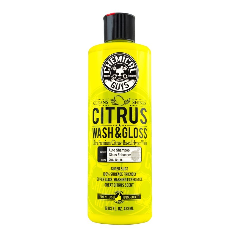 Chemical Guys CWS_301_16 - Citrus Wash & Gloss Concentrated Car Wash16oz