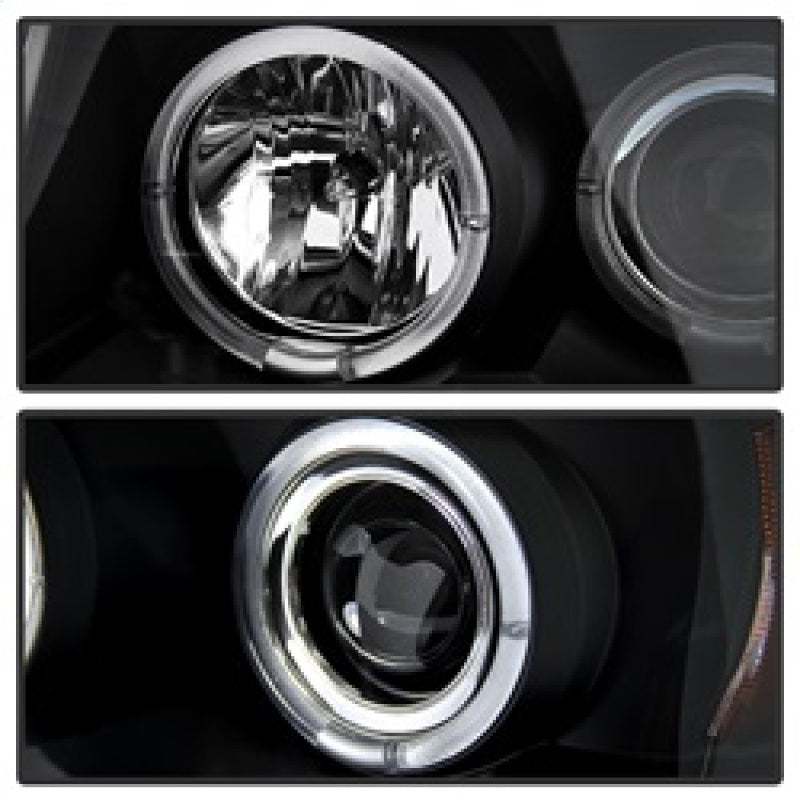 SPYDER 5011572 - Spyder Nissan Titan 04-14/Armada 04-07 Projector Headlights LED Halo LED Blk PRO-YD-NTI04-HL-BK