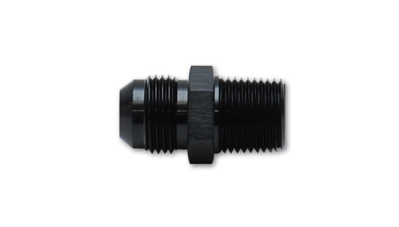 Vibrant 10291 FITS -3AN to 1/8in NPT straight adapter fitting - Aluminum