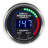 AutoMeter 6197 - Autometer Cobalt 52mm Air/Fuel Ratio Pro Plus Digital w/ Peak & Warning Gauge