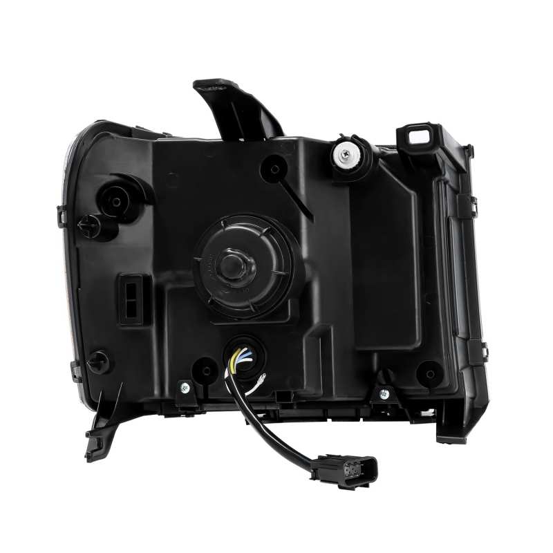AlphaRex 880607 FITS 07-14 GMC 2500HD NOVA LED Proj Headlight Plank Style Matte Blk w/Activ Light/Seq Signal/DRL