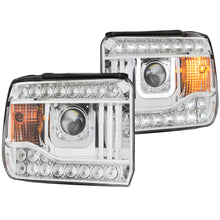 Load image into Gallery viewer, ANZO 2014-2015 Gmc Sierra Projector Headlights w/ U-Bar Chrome