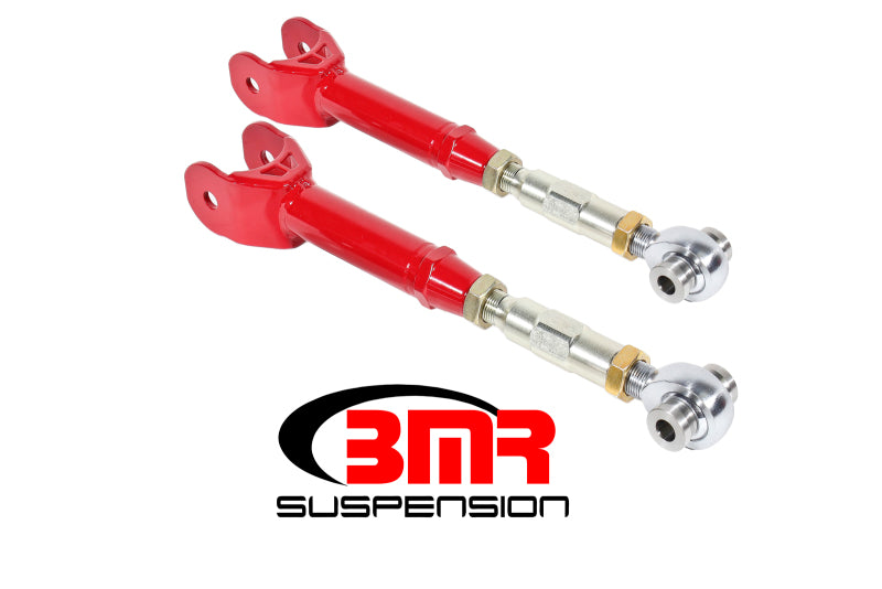 BMR Suspension UTCA063R - BMR 16-17 6th Gen Camaro Upper Control Arms On-Car Adj. Rod Ends (Polyurethane) Red