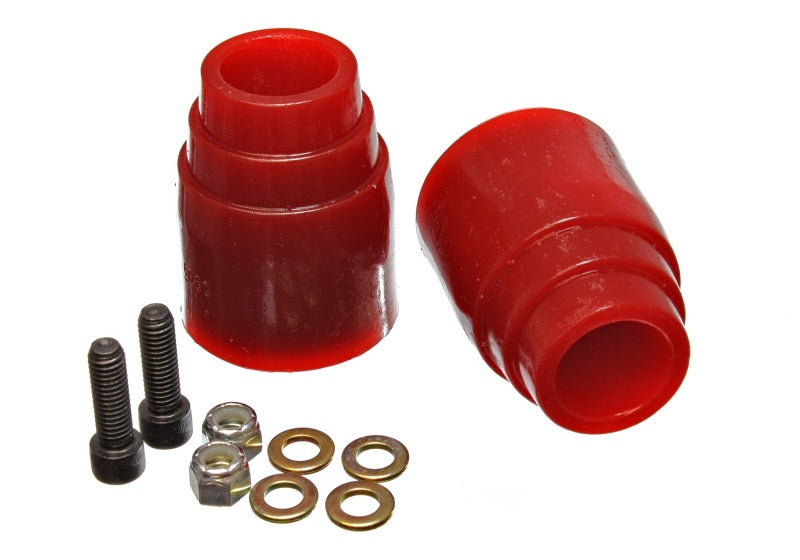 Energy Suspension 9.9155R - 00-04 Ford Excursion Red Rear Axle Bump Stop Set