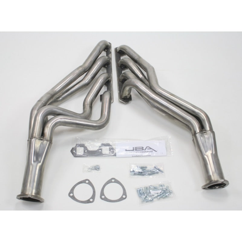 JBA 6610S - 65-73 Ford Mustang 260-302 SBF 4 Speed C4/C6/AOD 1-3/4in Primary Raw 409SS Long Tube Header