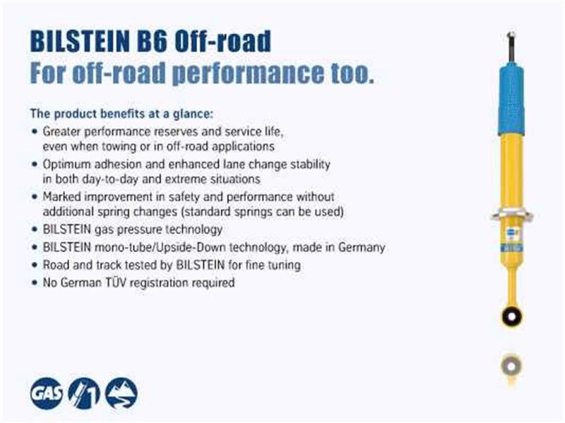 Bilstein 24-238526 FITS 24-238526 - 4600 Series 13-14 Dodge Ram 3500 Front 46mm Monotube Shock Absorber