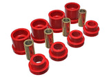 Energy Suspension 7.1117R - 95-98 Nissan 240SX (S14) Red Rear Subframe Insert Set (Must reuse all metal parts)