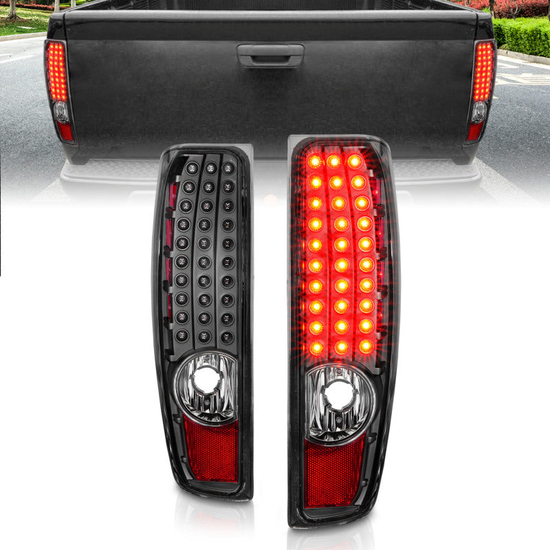 ANZO 311385 -Anzo 04-10 Chevy Colorado LED Tailights G2Black