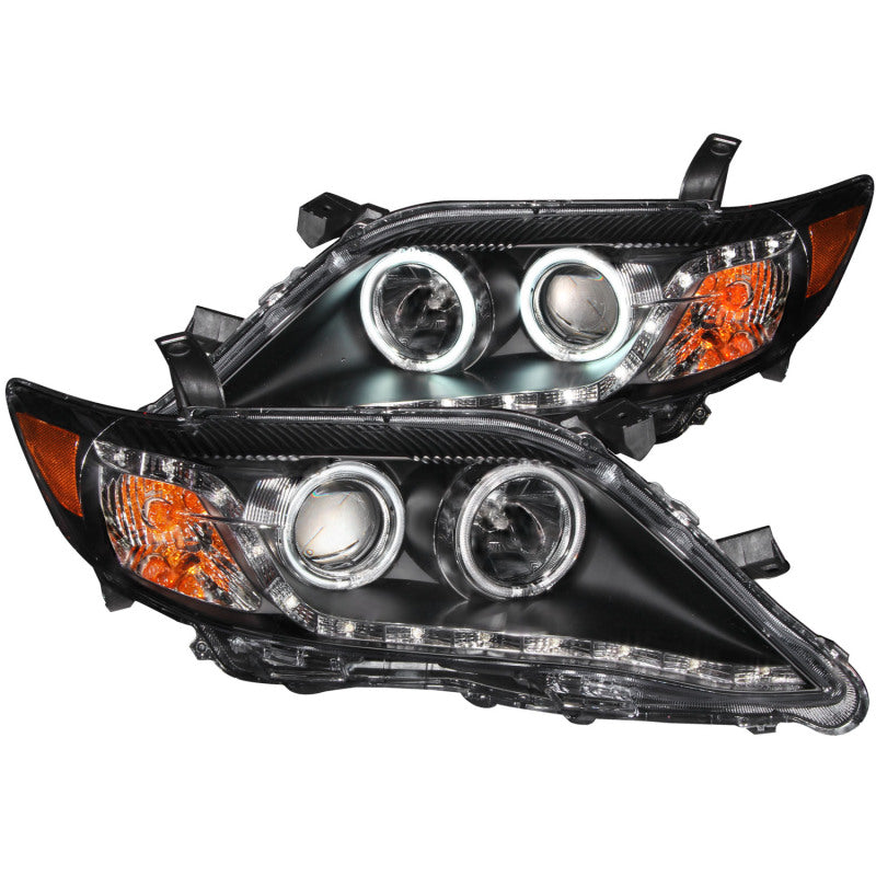 ANZO - [product_sku] - ANZO 2010-2011 Toyota Camry Projector Headlights w/ Halo Black (CCFL) - Fastmodz