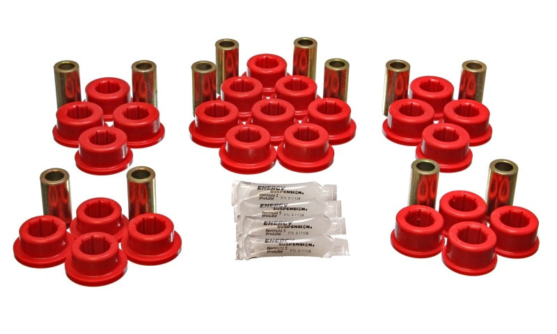 Energy Suspension 8.3127R - 87-92 Toyota Supra Red Rear Control Arm Bushing Set