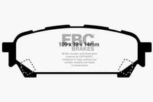 Load image into Gallery viewer, EBC 04-06 Saab 9-2X 2.0 Turbo Yellowstuff Rear Brake Pads