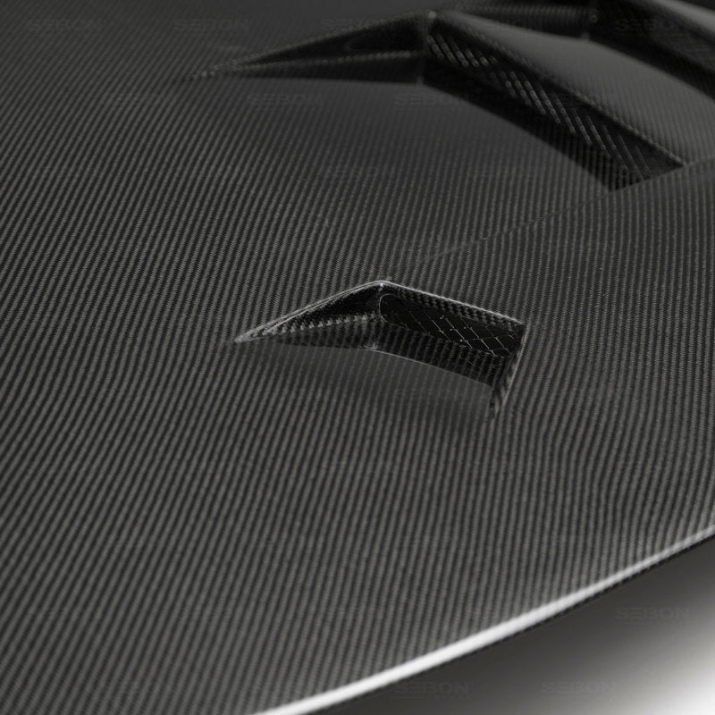 Seibon HD9398TYSUP-TS FITS 93-98 Toyota Supra (JZA80L) TS Style Carbon Fiber Hood