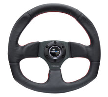 Load image into Gallery viewer, NRG RST-009R-RS - Reinforced Steering Wheel (320mm Horizontal / 330mm Vertical) Leather w/Red Stitching