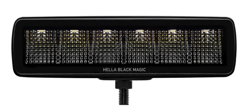 Hella 358176201 - Universal Black Magic 6 L.E.D. Mini Light BarFlood Beam