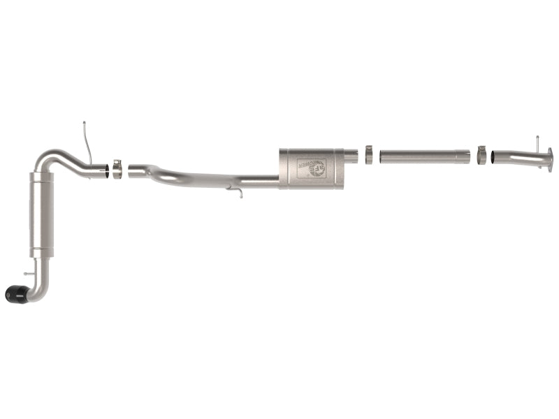 aFe 49-43136-B FITS Apollo GT 3in 409 SS Cat-Back Exhaust 2021 Ford Bronco L4-2.3L (t)/V6-2.7L (tt) w/ Black Tip