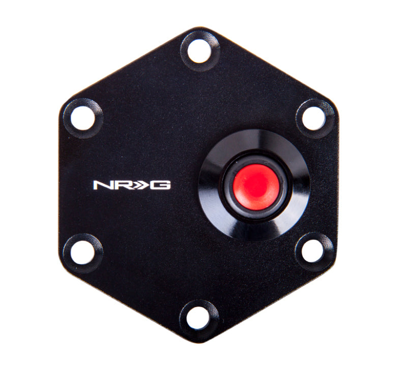 NRG Hexagnal Steering Wheel Ring w/Horn Button - Black - free shipping - Fastmodz