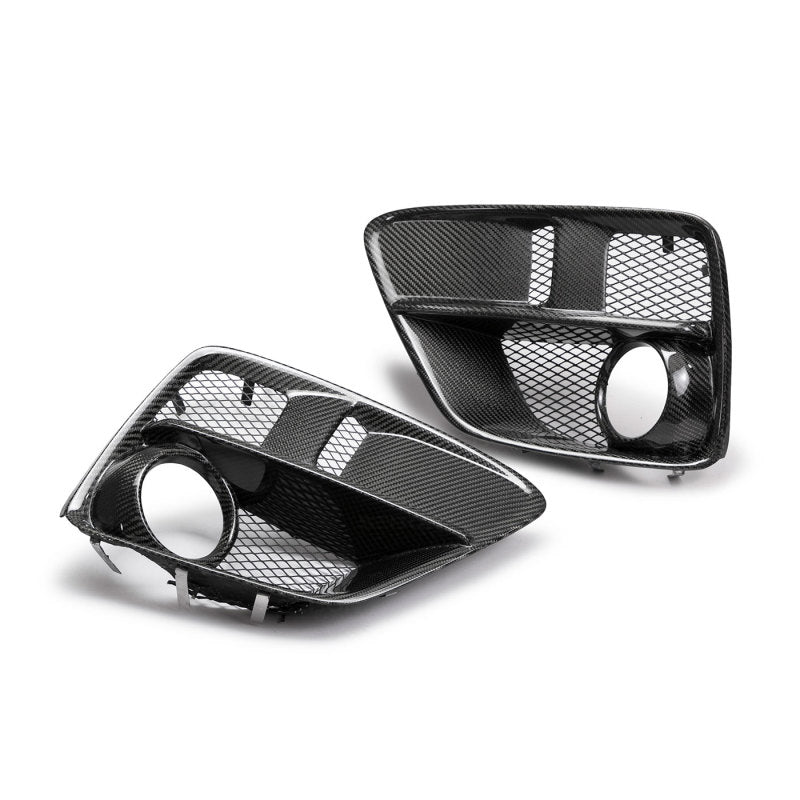 Seibon FLS15SBIMP FITS 15-17 Subaru Impreza WRX/STi Carbon Fiber Fog Light Surrounds (pair)