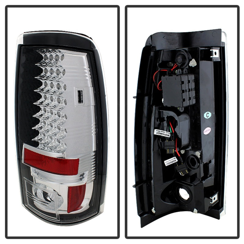 SPYDER 5001733 - Spyder Chevy Silverado 1500/2500 03-06 (Does Not Fit Stepside)LED Tail Lights Chrm ALT-YD-CS03-LED-C