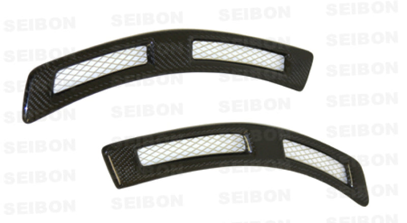 Seibon FD0809MITEVOX FITS 08-10 Mitsubishi Evo X Carbon Fiber Fender Ducts