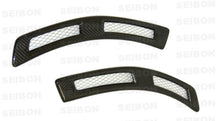 Load image into Gallery viewer, Seibon FD0809MITEVOX FITS 08-10 Mitsubishi Evo X Carbon Fiber Fender Ducts