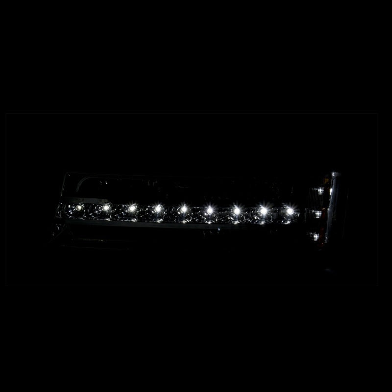 ANZO - [product_sku] - ANZO 2003-2006 Chevrolet Silverado 1500 LED Parking Lights Black w/ Amber Reflector - Fastmodz