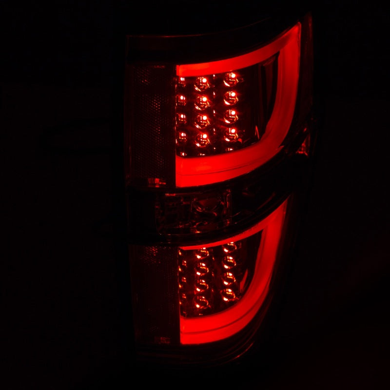 ANZO - [product_sku] - ANZO 2009-2013 Ford F-150 LED Taillights Chrome - Fastmodz