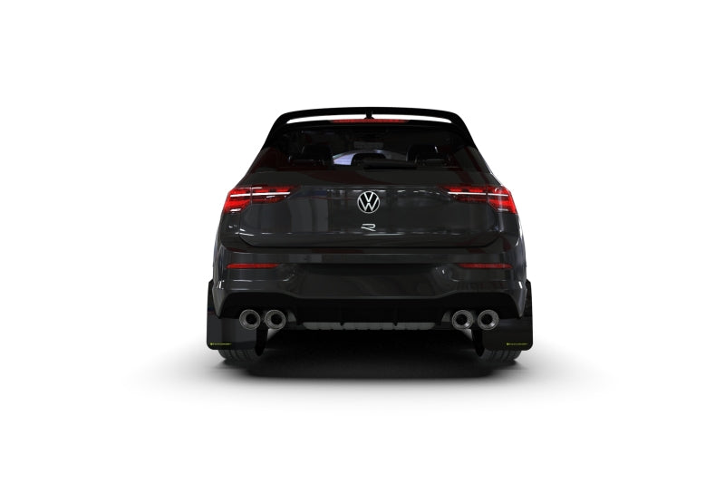 Rally Armor MF80-UR-BLK/RD FITS: 2022 MK8 Volkswagen Golf GTI/R Black UR Mud Flap w/ Red Logo