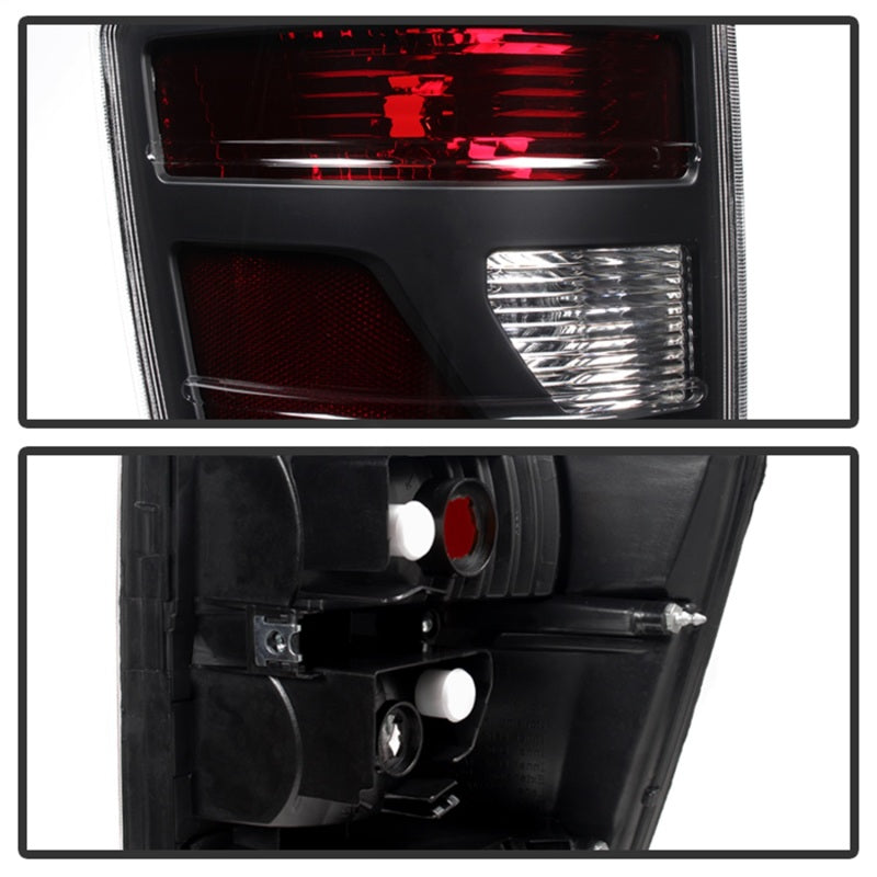 SPYDER 9033193 - Xtune Honda Ridgeline Pickup 06-08 OEM Style Tail Lights Red Smoked ALT-JH-HRID06-OE-RSM