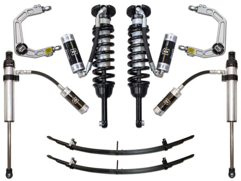 ICON K53005 - 05-15 Toyota Tacoma 0-3.5in/2016+ Toyota Tacoma 0-2.75in Stg 5 Suspension System w/Billet Uca