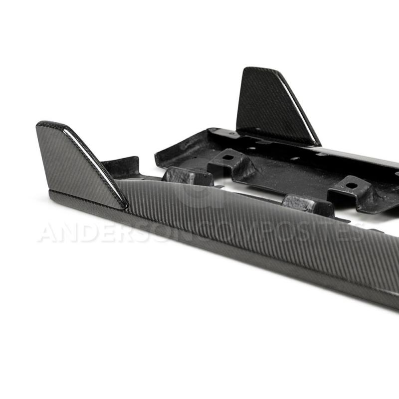 Anderson Composites AC-SS15FDMU-GR FITS 2015-2017 Ford Mustang GT350 Style Rocker Panel Splitter