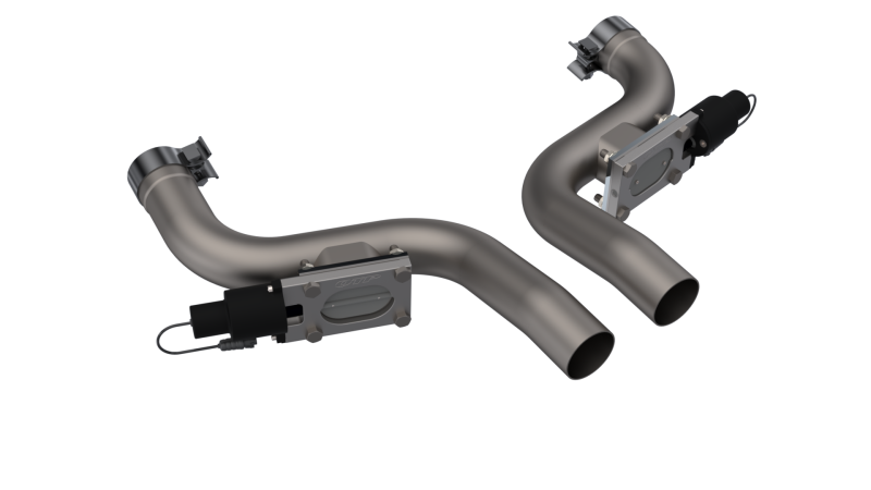 QTP 530011 - 11-18 Dodge Challenger/Charger 5.7L 2.5in 304SS Aggressor Cutout Dual Mid Pipes