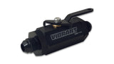 Vibrant 16746 FITS -6AN to -6AN Male Shut Off Valve - Black