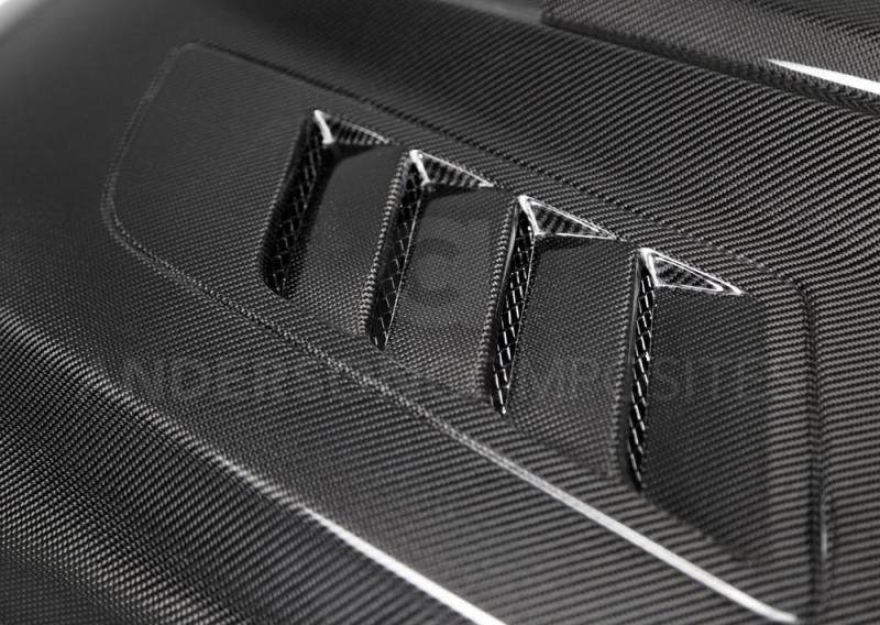 Anderson Composites AC-HD15FDMU-AB-DS FITS 15-17 Ford Mustang (Excl. GT350/GT350R) Ram Air Double Sided Hood