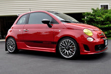 Load image into Gallery viewer, Rally Armor MF25-UR-BLK/RD FITS: 12+ Fiat 500 (Pop/Sport/Lounge/Abarth) Black Mud Flap w/ Red Logo