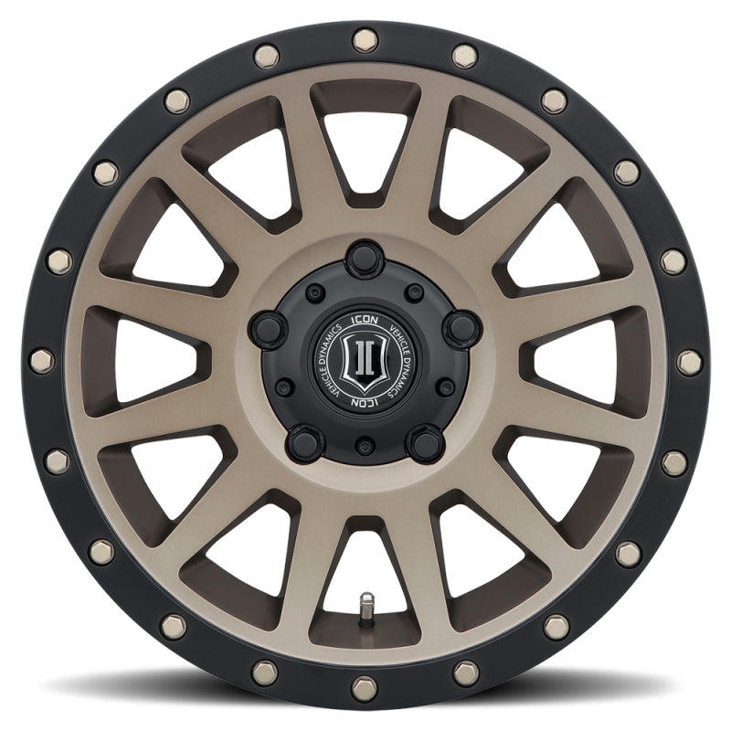 ICON 2017855557BR - Compression 17x8.5 5x150 25mm Offset 5.75in BS 110.1mm Bore Bronze Wheel