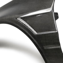 Load image into Gallery viewer, Seibon FF0305MITEVO8 FITS 03-07 Mitsubishi Evo 8 &amp; IX 10mm Wider Carbon Fiber Fenders